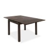 2320 Dining Table in Walnut, Angle, Extended