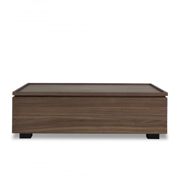 Dallas Coffee Table in Walnut, Straight
