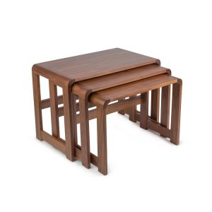 Sun Cabinet 3018 Nesting Tables in Walnut, 2