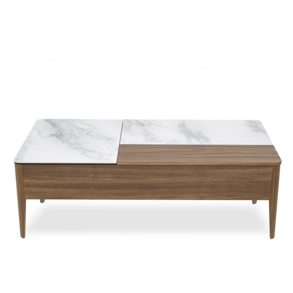 Norman Coffee Table in Walnut, Straight