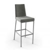 Amisco Linea Counter Stool, Grey Fabric