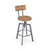 40563 Architect Stool Amisco Wood