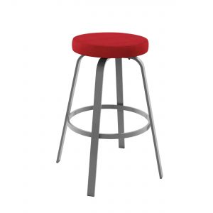 Amisco ReelAmisco Reel Counter Stool, Red fabric