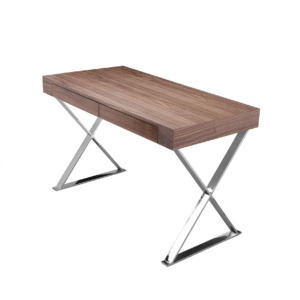 Alexa Desk Walnut - Angle Alexa Desk Walnut - Angle