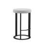 Allegro Counter Stool Merino Black Coral Angle