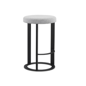 Allegro Counter Stool Merino Black Coral Angle Allegro Counter Stool Merino Black Coral Angle