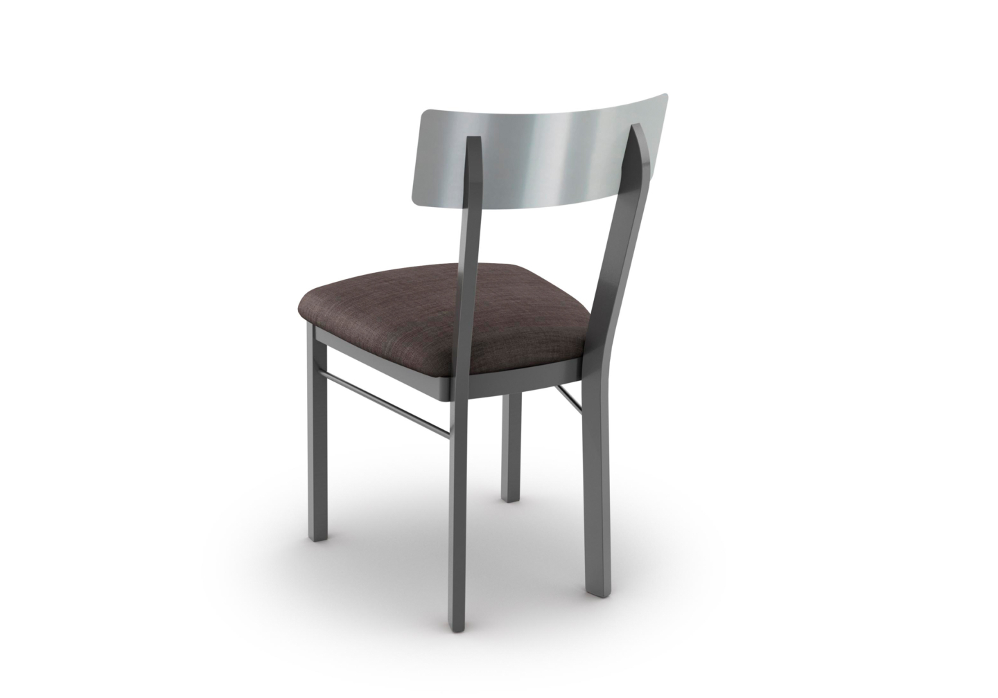 Amisco Lauren Dining Chair Stainless Steel Back