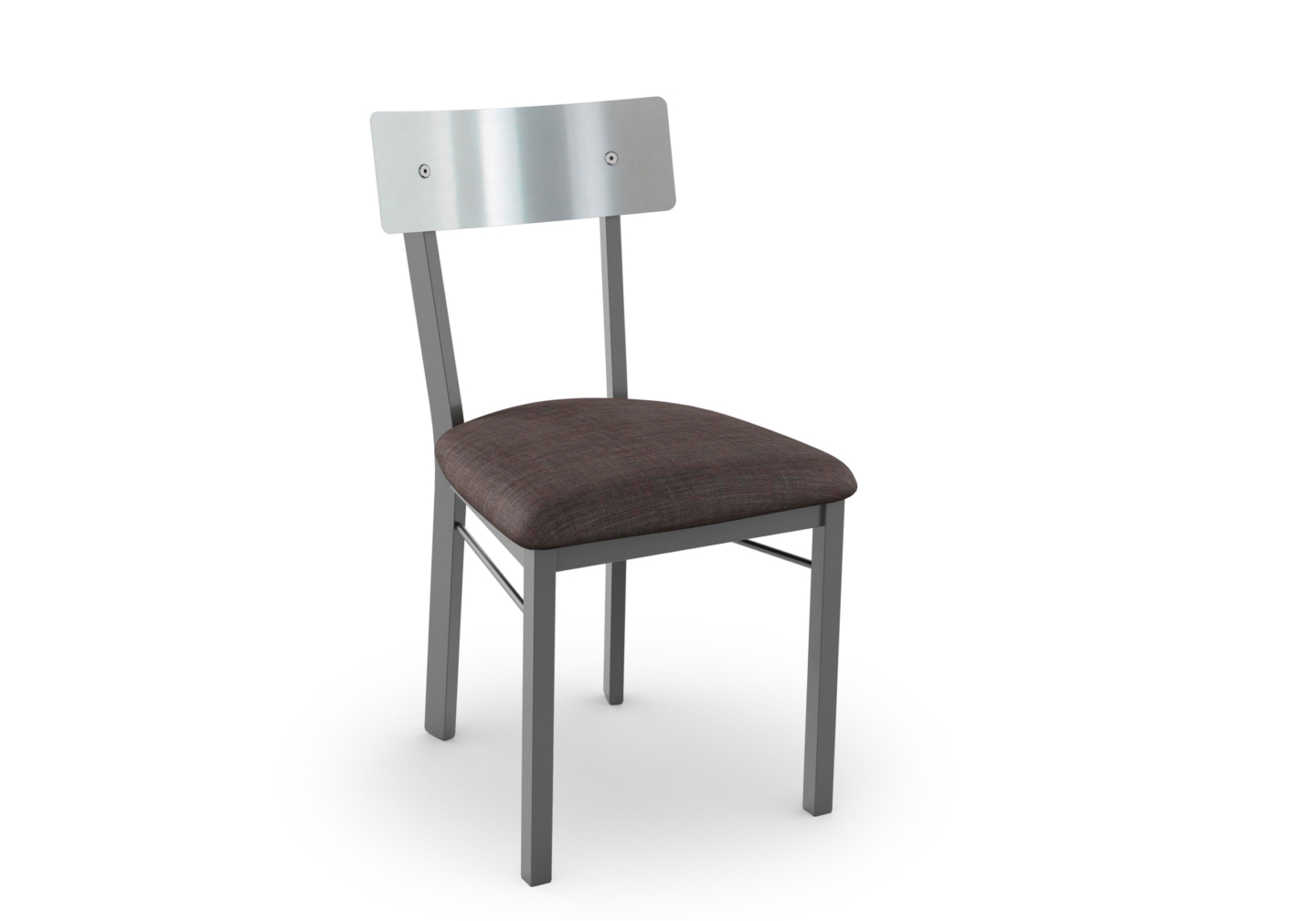 Amisco Lauren Dining Chair Stainless Steel Front