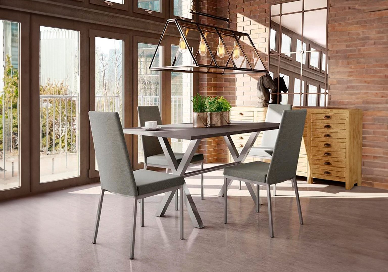 Amisco Linea Dining Chair Photo 1