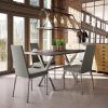 Amisco Linea Dining Chairs around a table