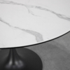Astro Dining Table - White Ceramic - Close Up Astro Dining Table - White Ceramic - Close Up