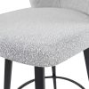 Benson Swivel Stool Merino Close Up