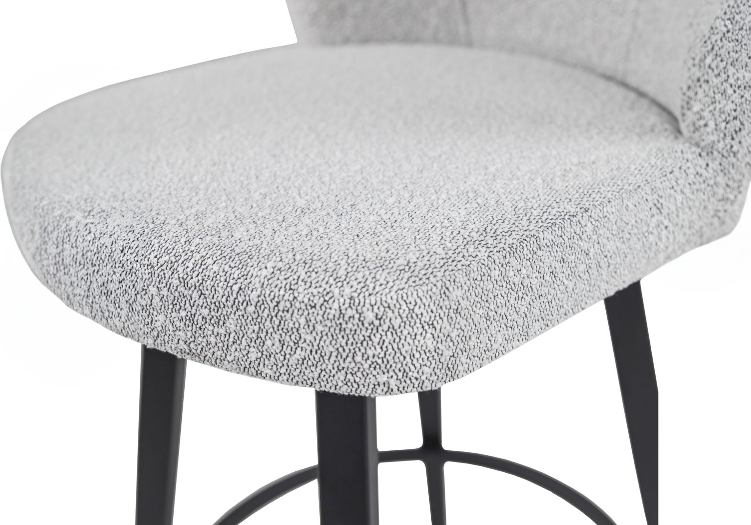 Benson Swivel Stool Merino Close Up