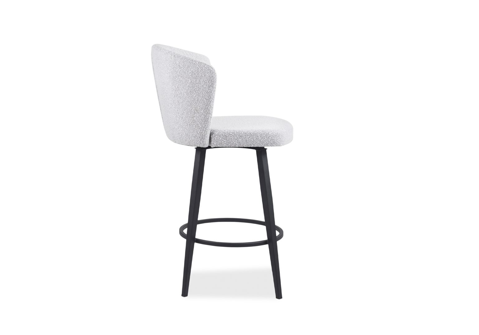 Benson Swivel Stool Merino Side