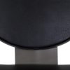 Elite Modern Bliss Dining Chair in Outback Coal, Close Up