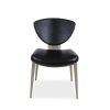 Elite Modern Bliss Dining Chair in Outback Coal, Front