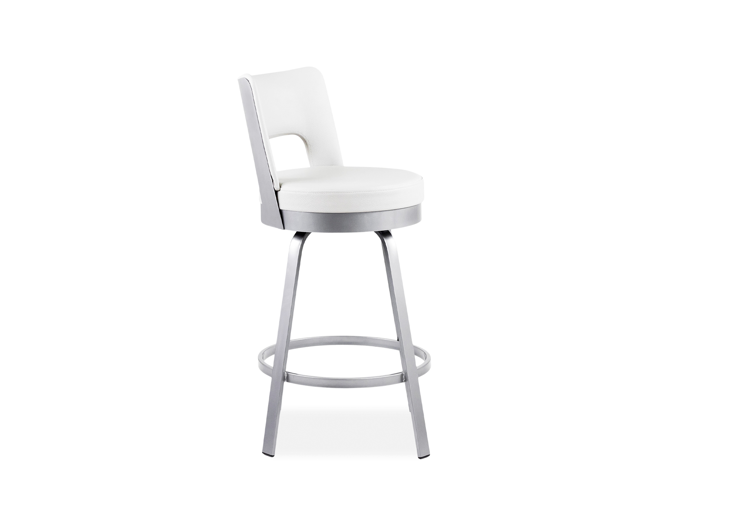 Brock Counter Stool Parchment Angle