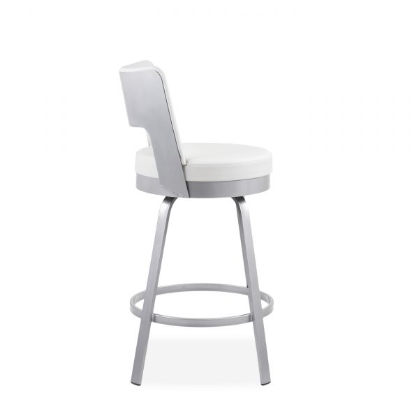 Brock Counter Stool in Parchment, Side