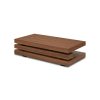 Cormac Coffee Table in Walnut, Front Angle