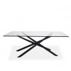 Cyrus Coffee Table , Black, Straight