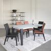 Dover Dining Table with Wenge Legs and Lena Dining Chairs