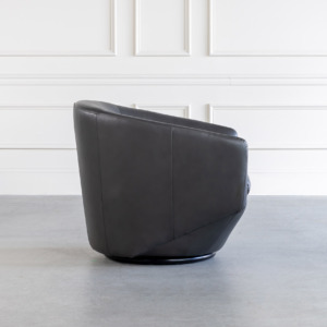 Geneva Chair Charcoal Side Geneva Chair Charcoal Side
