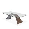 Hyper Coffee Table in Walnut, Angle