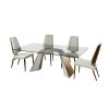 Elite Modern Hyper Dining Table with Chairs