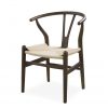 Mia Dining Chair in Walnut, Angle