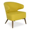 Mission Chair Yellow Fabric
