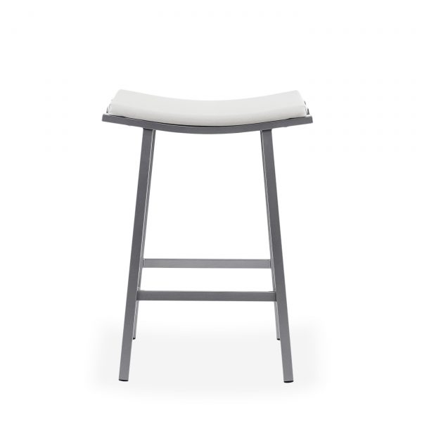 Nathan Counter Stool in Parchment, Front