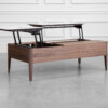 Norman Coffee Table in Walnut - Angle - 2 Norman Coffee Table in Walnut - Angle - 2