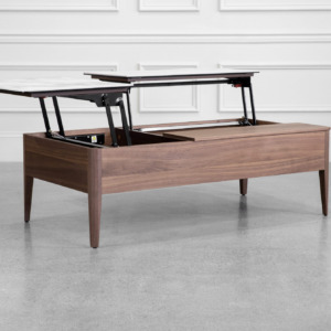 Norman Coffee Table in Walnut - Angle - 2 Norman Coffee Table in Walnut - Angle - 2