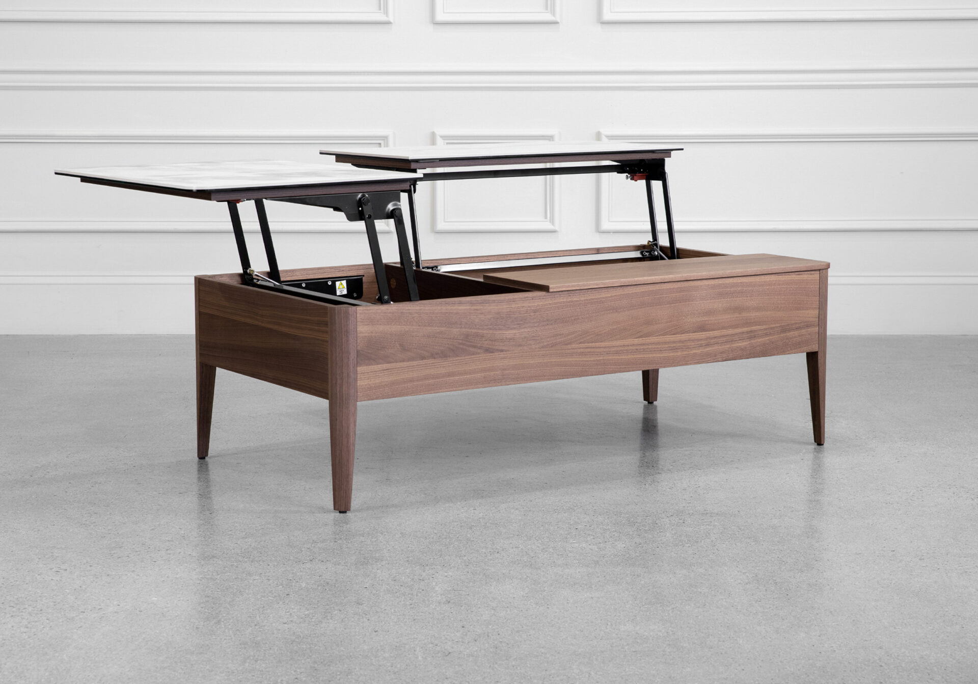 Norman Coffee Table in Walnut - Angle - 2 Norman Coffee Table in Walnut - Angle - 2