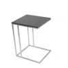 Solara Table Grey Lacquer, Side Profile