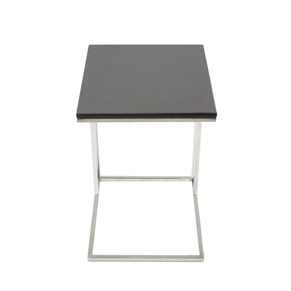 Solara Table Grey Lacquer, Front