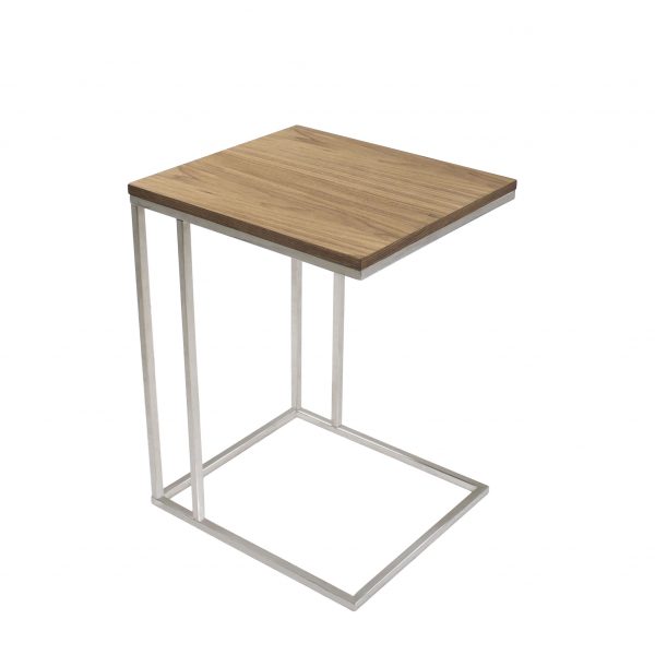 Solara Table Walnut, Side Profile