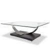 Elite Modern Tangent Coffee Table, Angled