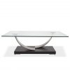 Elite Modern Tangent Coffee Table, Straight