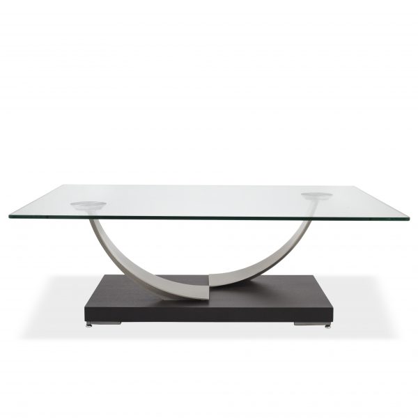 Elite Modern Tangent Coffee Table, Straight