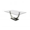 Elite Modern Tangent Dining Table, On Angle