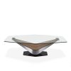 Victor Coffee Table in Walnut, Front