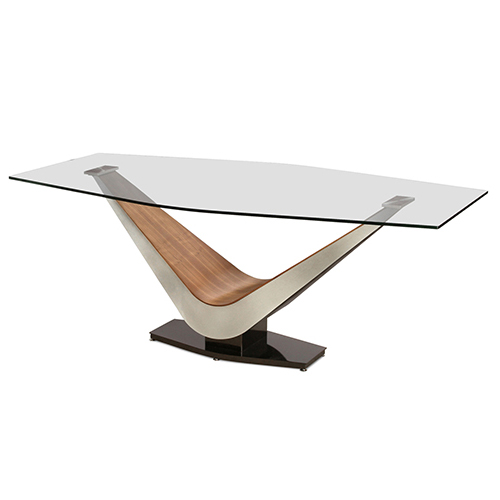 Elite Modern Victor Dining Table with Glass