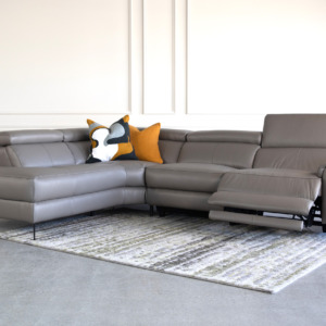 Barclay Sectional Grey Angle Recline Barclay Sectional Grey Angle Recline