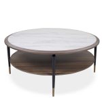 Caleb Coffee Table Walnut Angle