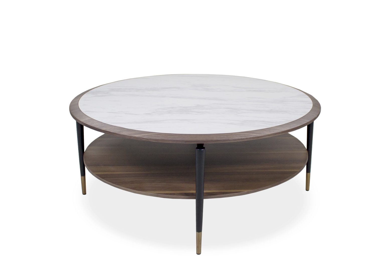 Caleb Coffee Table Walnut Angle
