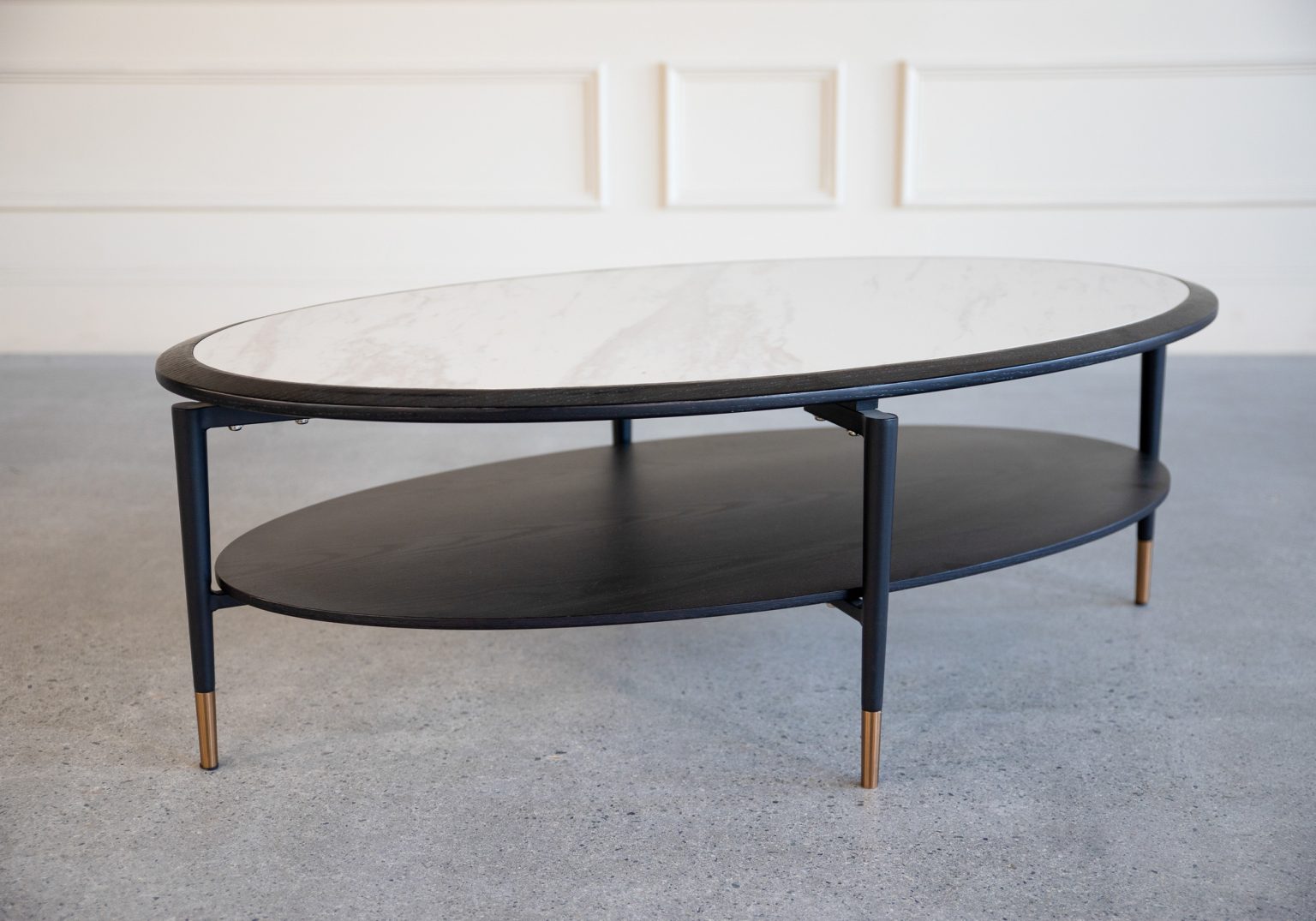 Caleb Oval Coffee Table Angle