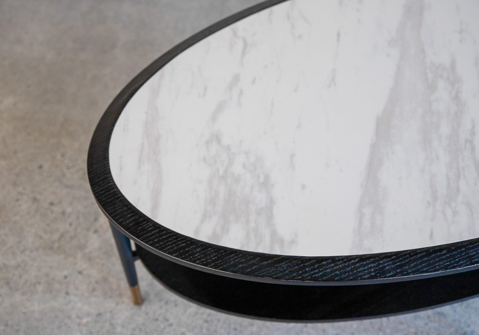 Caleb Oval Coffee Table Angle 2