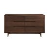 Greenington Currant Double Dresser in Black Walnut, Front
