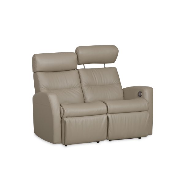 IMG Divani Loveseat in Trend Beige, Headrest Up